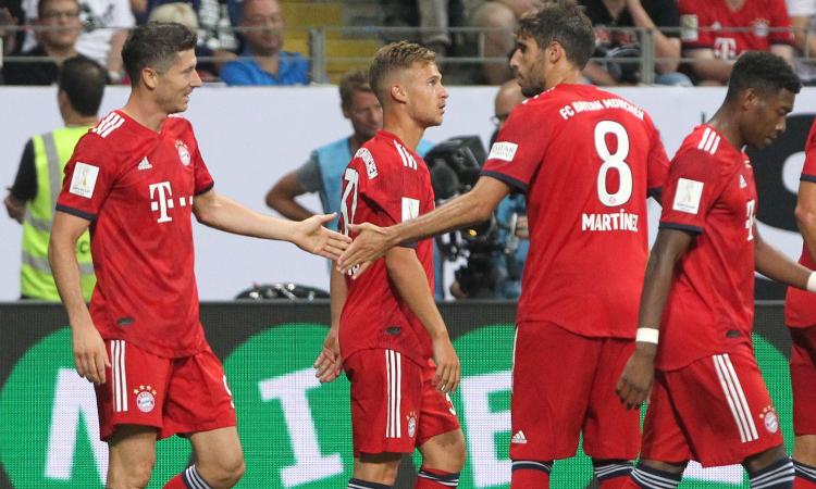 Supercoppa di Germania: cinquina Bayern con l'Eintracht, tripletta di Lewandowski VIDEO