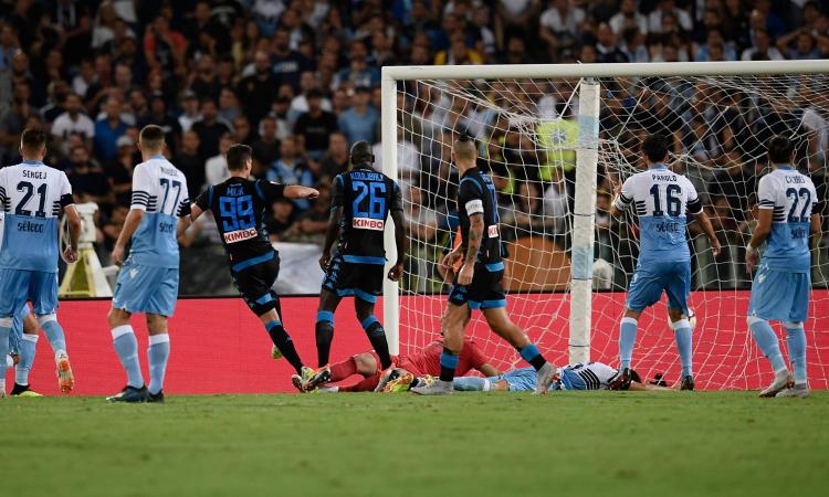 Lazio-Napoli, la MOVIOLA: annullato un gol a Milik