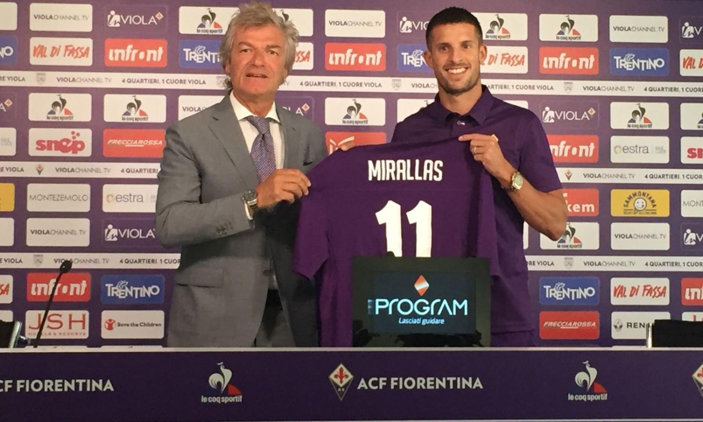 Convocati Fiorentina: torna Mirallas