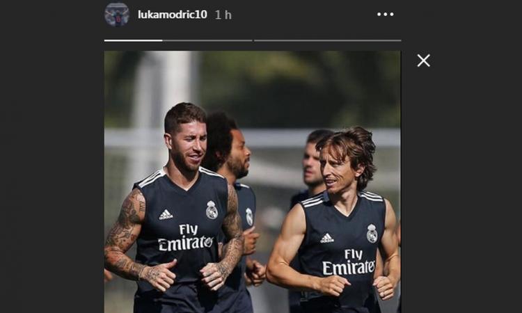 Modric difende Sergio Ramos VIDEO