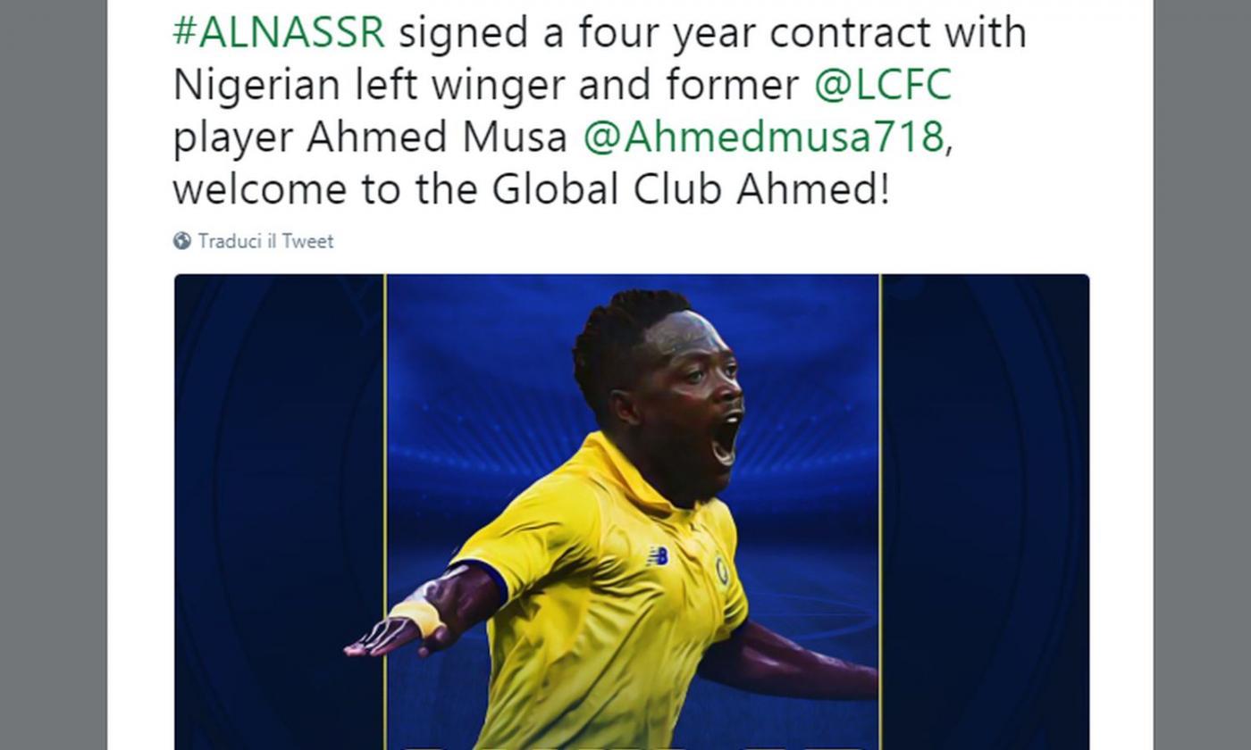 Leicester, UFFICIALE: Musa all'Al-Nassr