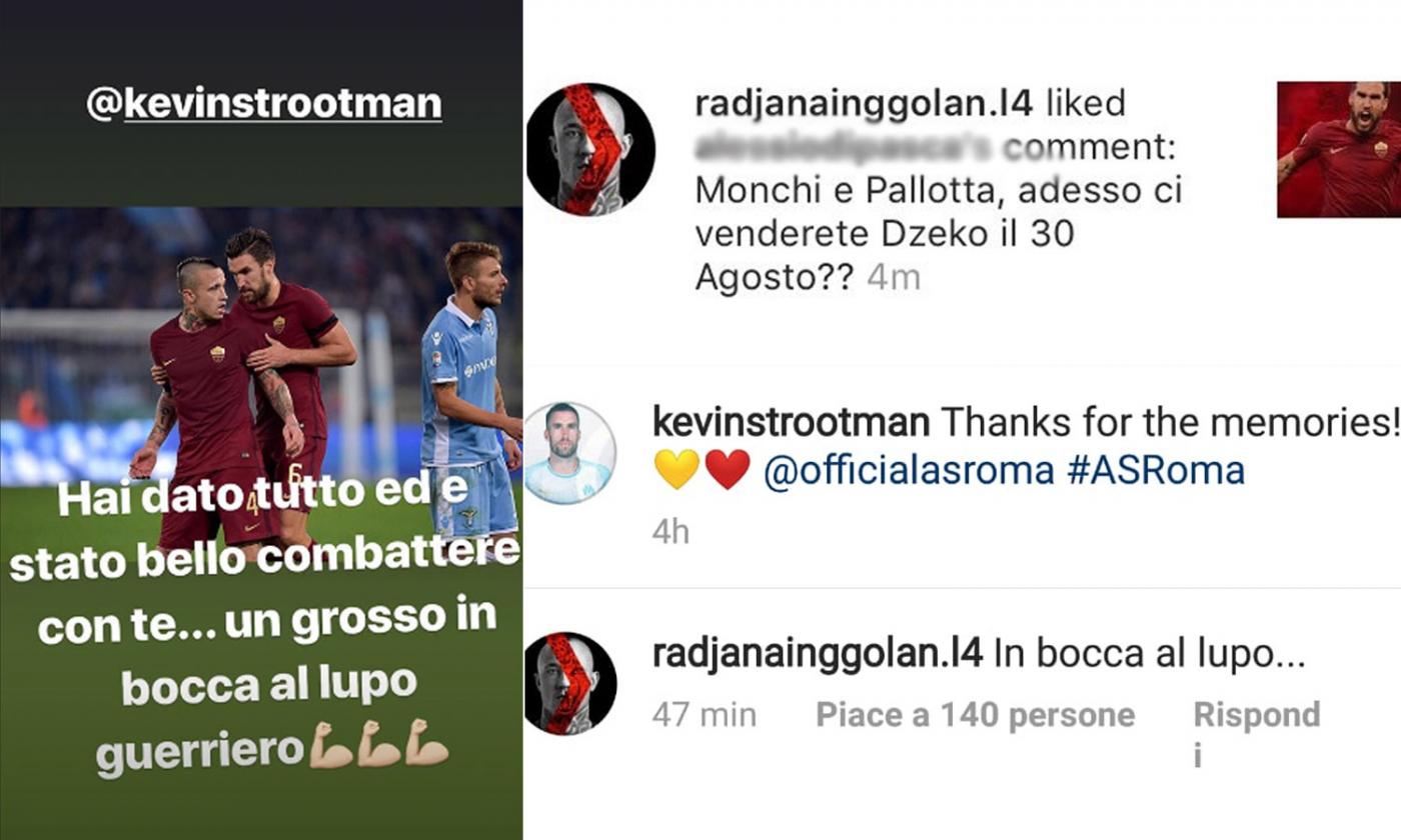 Nainggolan altra 'stoccata social' alla Roma dopo l'addio di Strootman FOTO