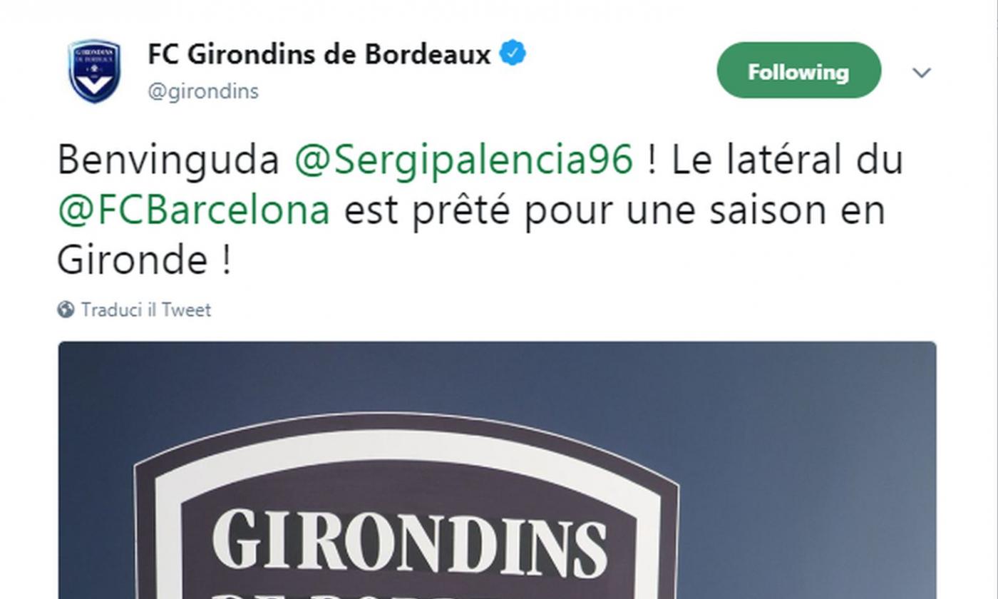 Bordeaux, UFFICIALE: un terzino dal Barcellona