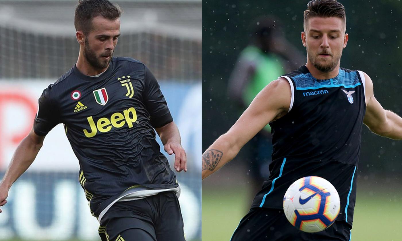 Pjanic contro Milinkovic-Savic. Juve: é sfida fra presente e futuro