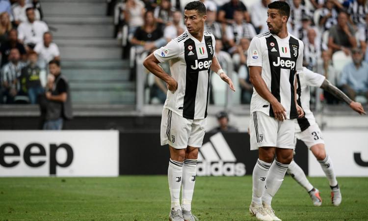 Juve-Lazio, la MOVIOLA: posizione dubbia di Ronaldo sul