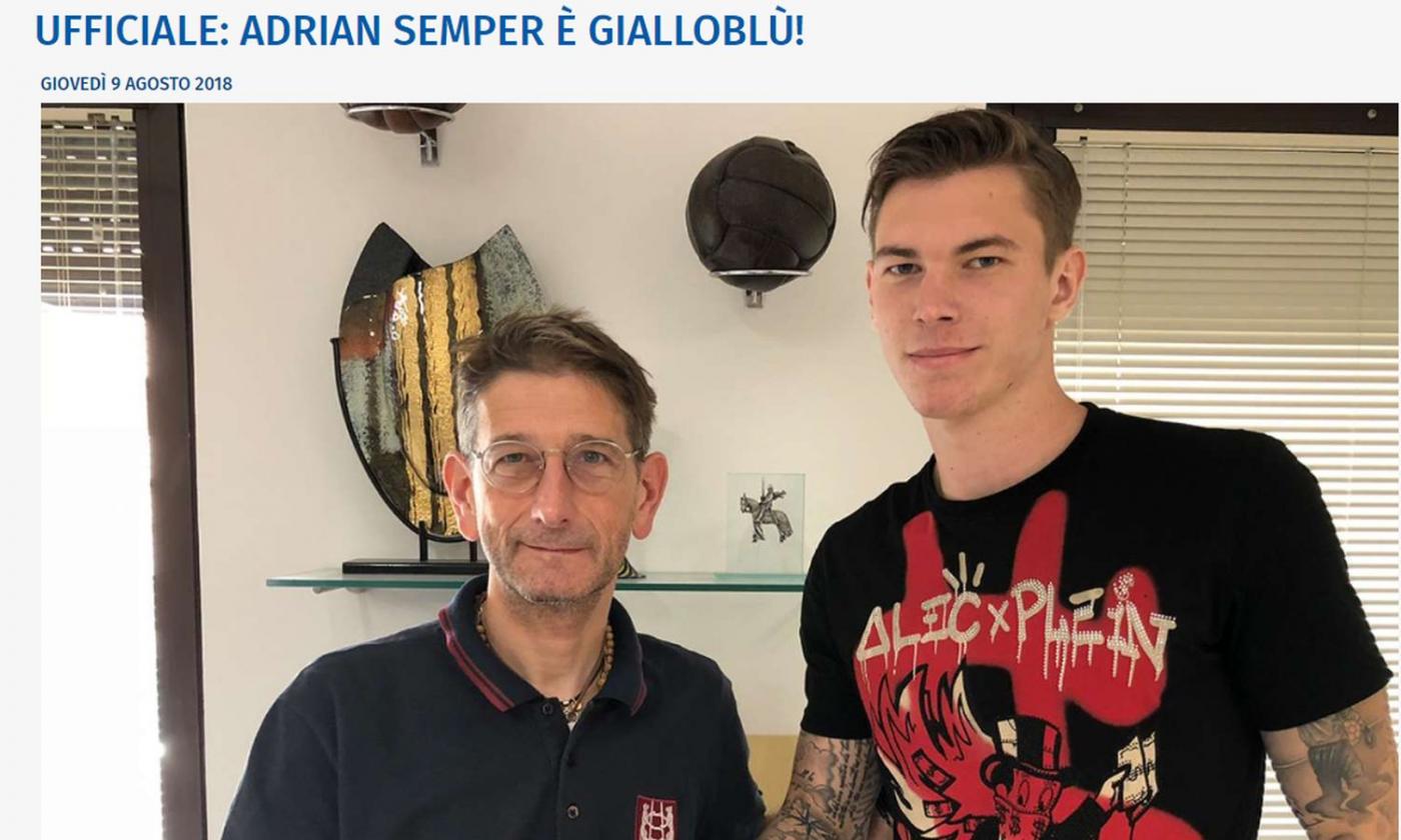 Official: Croatian keeper Adrian Semper joins Chievo on loan