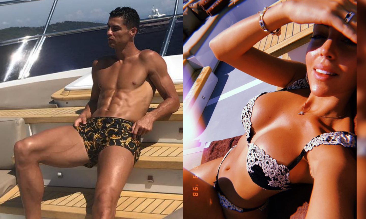 CR7 e Georgina, relax in barca a Saint-Tropez FOTO