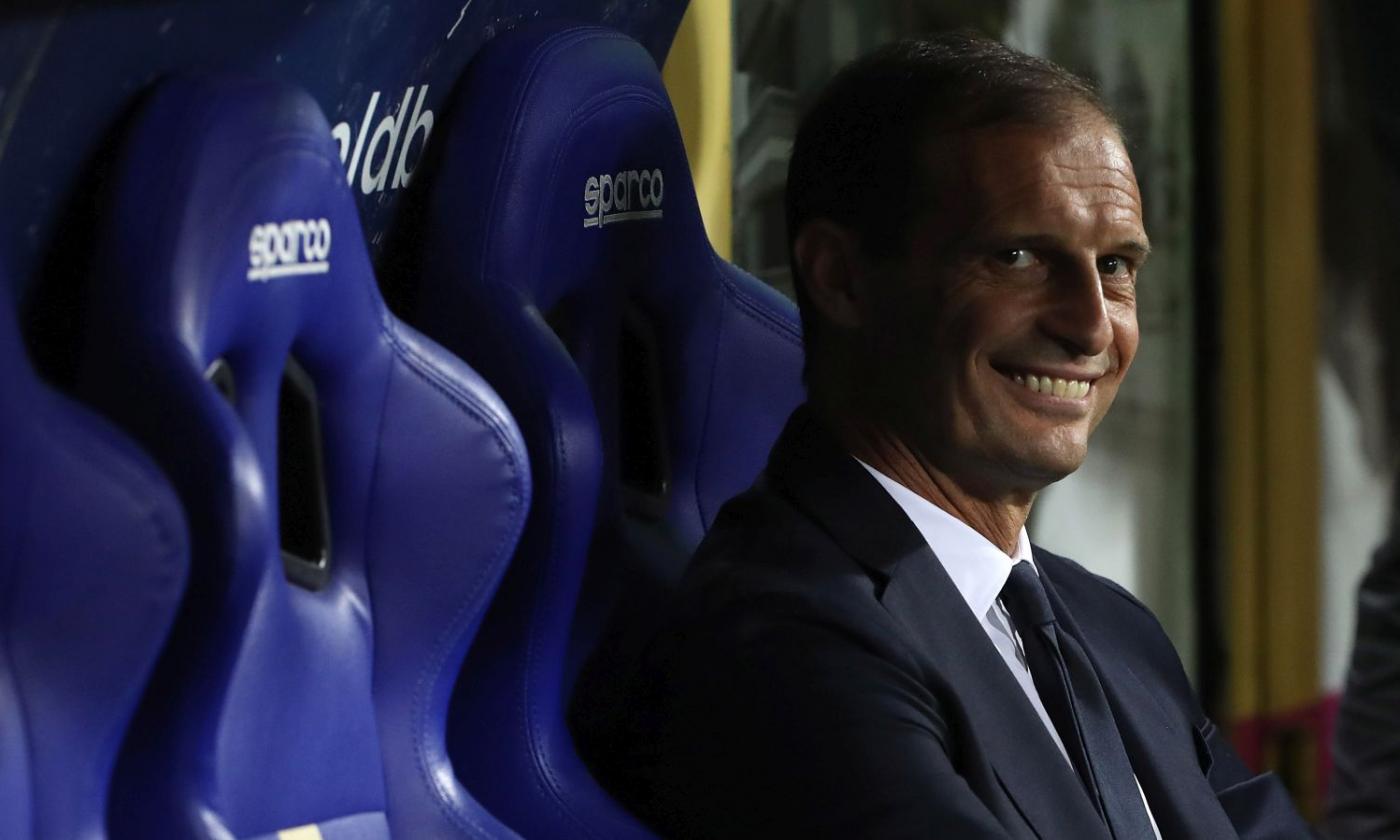 Juve, Allegri: 'Giocano CR7 e Dybala. Kean pronto, felice del voto di Messi'