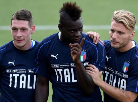 Italia a una punta: Mancini deve scegliere Balotelli, Immobile o Belotti?