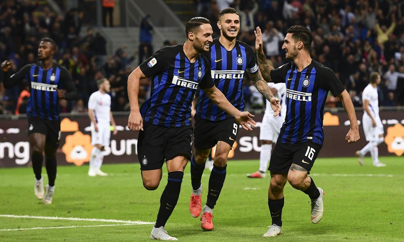 L'Inter non si ferma: 2-1 alla Fiorentina