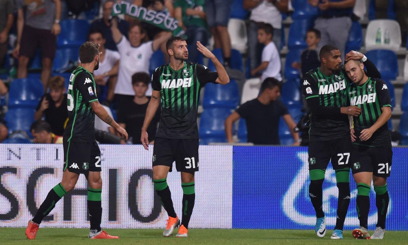 Sassuolomania: gol su azione, neroverdi come Juve e Inter. Al Sassuolo mancano i saltatori