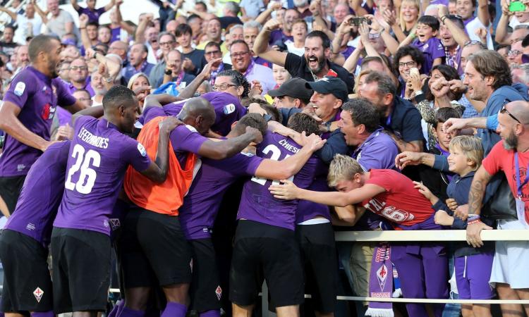 Benassi, gol da applausi sotto gli occhi di Mancini e 31mila tifosi: la Viola vola!