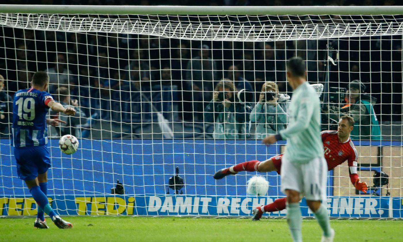 Bundesliga: il Bayern cade a Berlino. 2-0 Hertha, aggancio in vetta