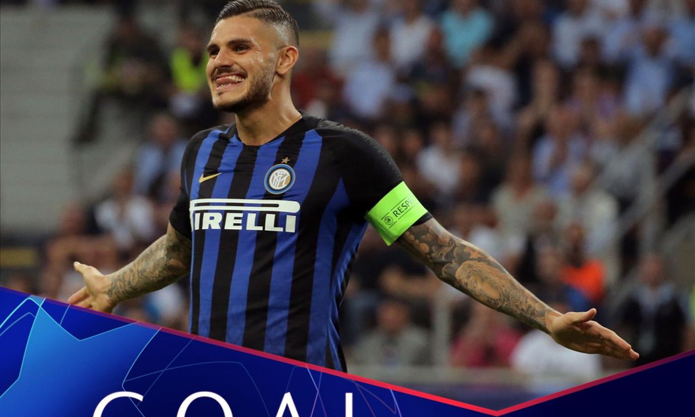 Champions, il gol della settimana è quello di Icardi!