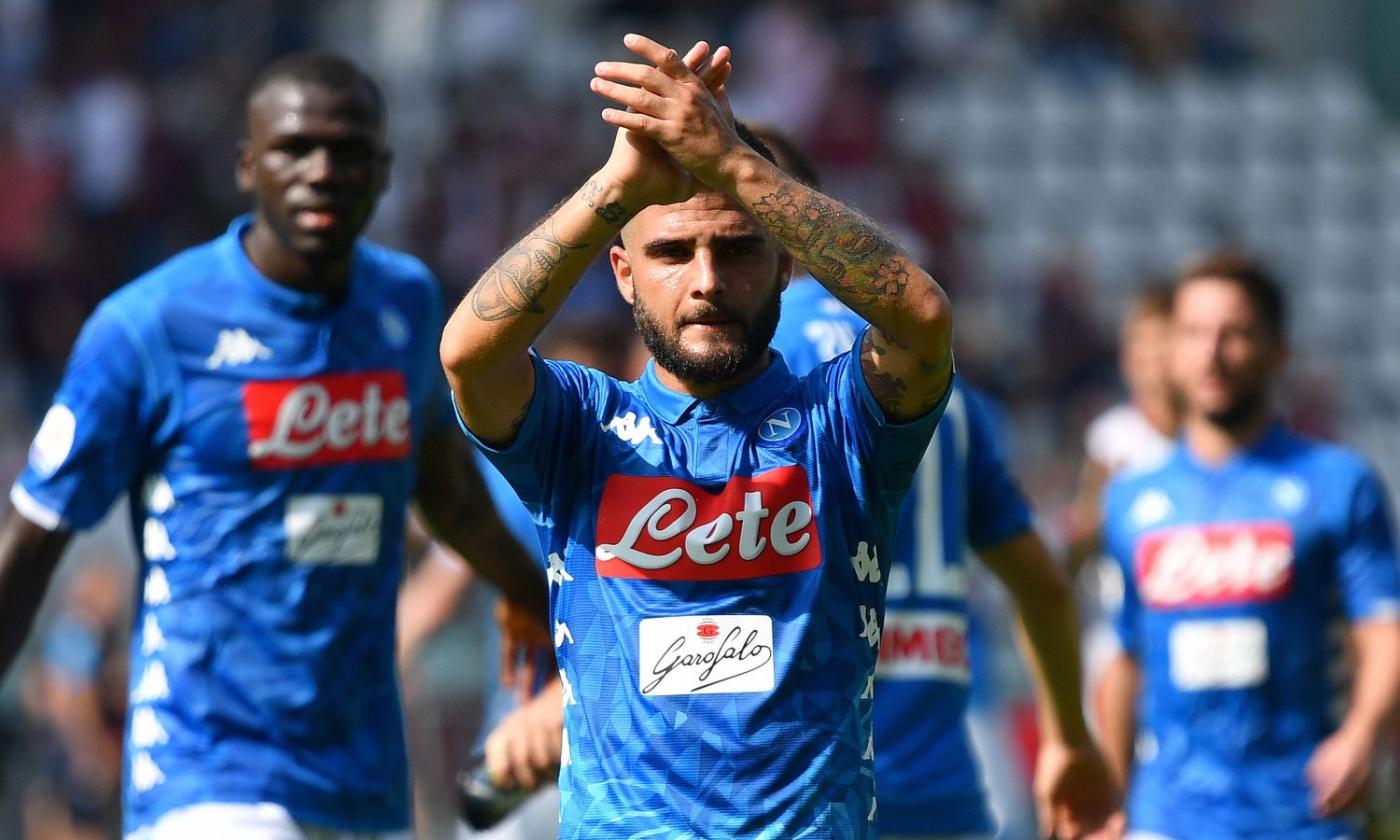 Napoli, Insigne si allena da solo: possibile impiego contro il Genoa