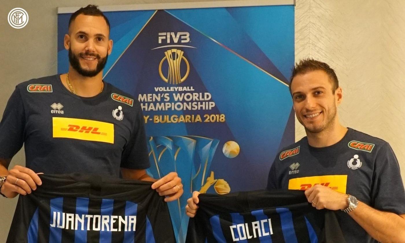 Nazionale di Volley a Milano, l'Inter veste Juantorena e Colaci