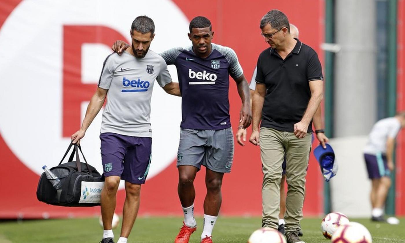 Barcellona: si fa male Malcom, ecco i tempi di recupero