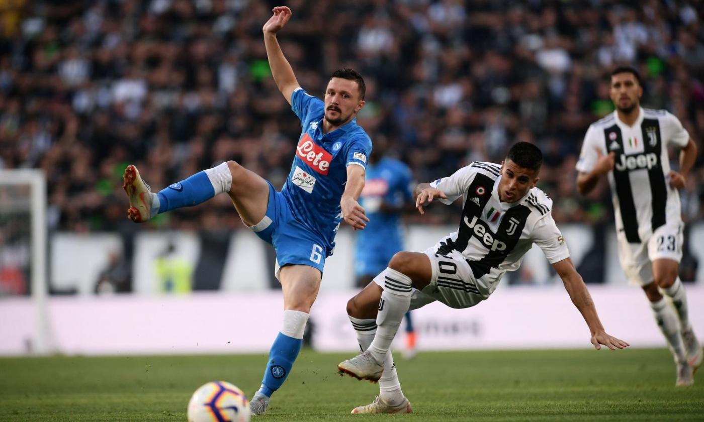 Juventus-Napoli, la MOVIOLA: espulsione corretta per Mario Rui