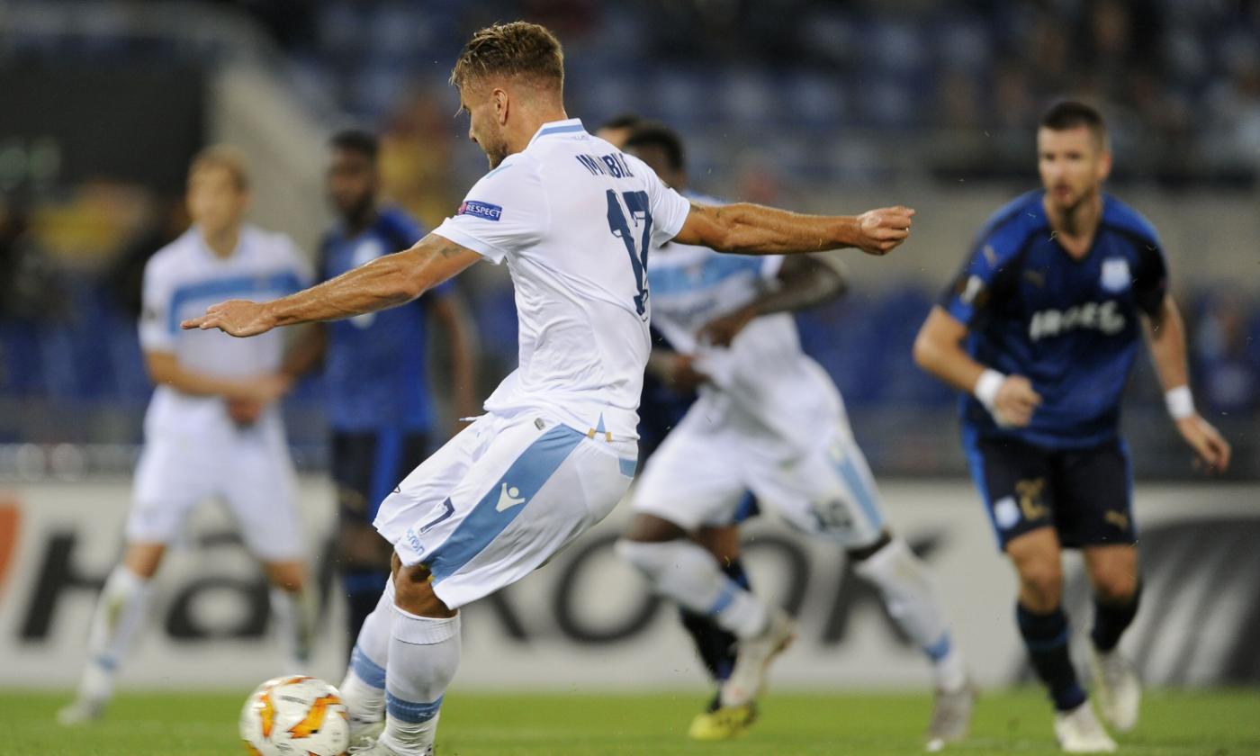 Brutta Lazio, ma batte l'Apollon 2-1