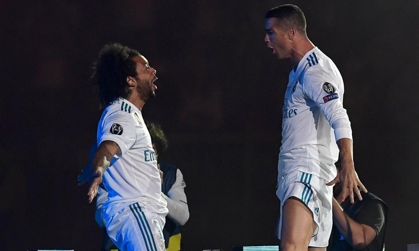 Marcelo: 'Sorpreso da Ronaldo alla Juve, ma il Real Madrid è più grande di tutti'