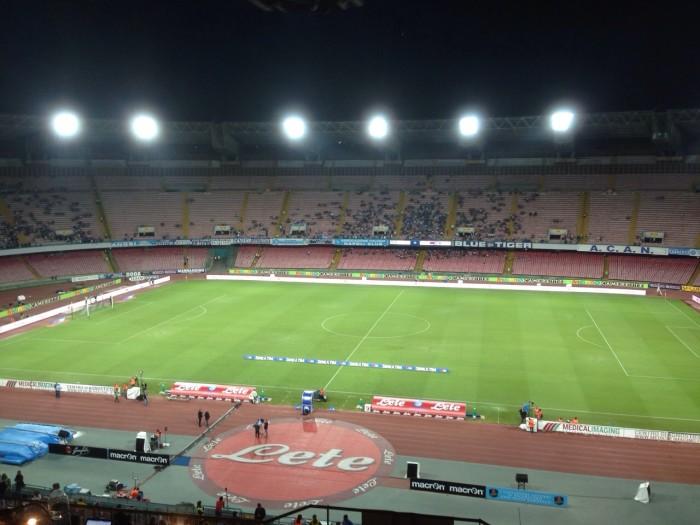 Napoli, niente sold-out: ampi vuoti al San Paolo con il Salisburgo