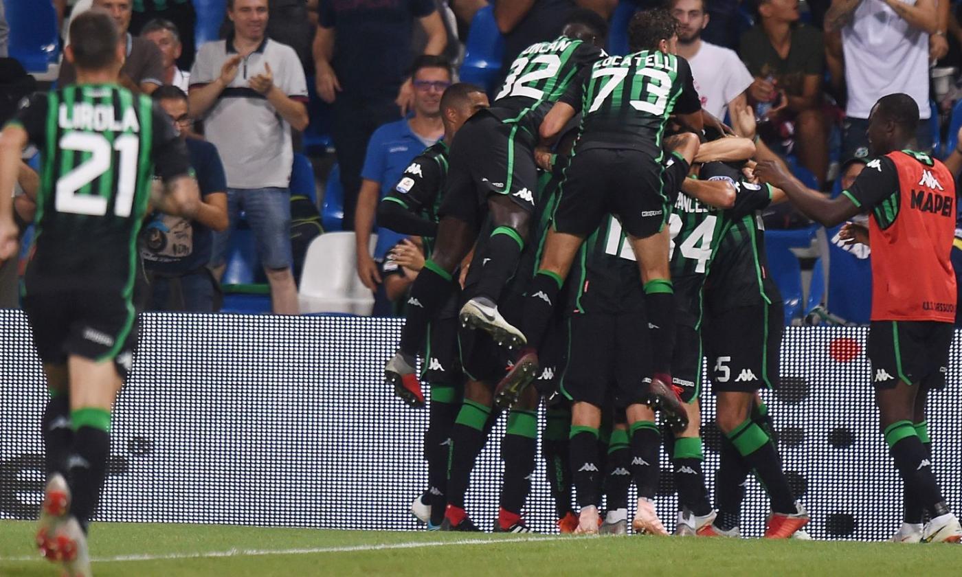 Sassuolo, 3-1 all'Empoli in rimonta: è secondo