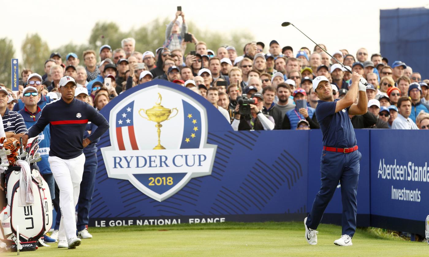 Molinari ribatte Tiger Woods e trascina l'Europa alla rimonta nella Ryder Cup da 0-3 come Milan-Liverpool VIDEO