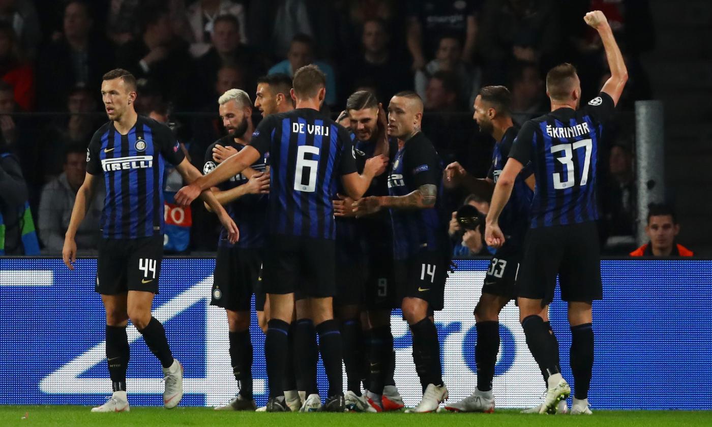 L'Inter vince 2-1 in rimonta col PSV: primo posto nel girone col Barcellona