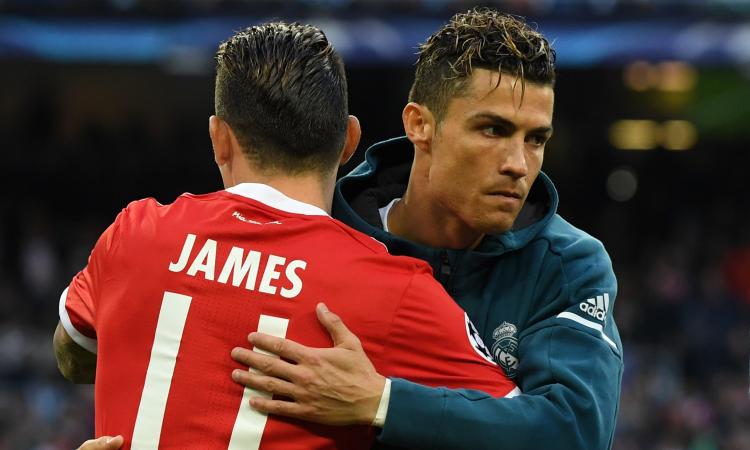 Juve, dalla Spagna: Ronaldo spinge per il colpo James