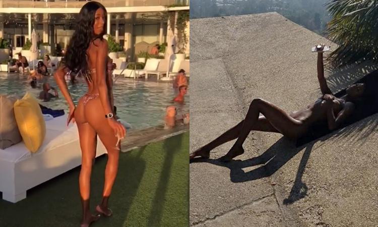 Jazzma Kendrik, l'ex di Bobo Vieri completamente nuda sui social FOTO