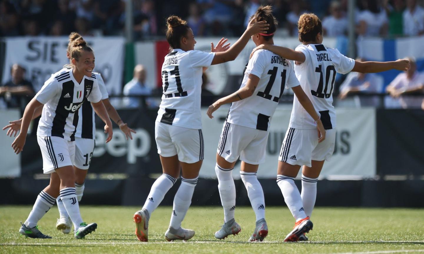 Italia femminile, gli auguri della Juve alle sue ragazze