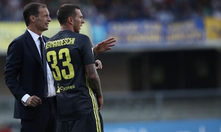 Juve, centrocampo 'corto': Bernardeschi e Cuadrado decisivi