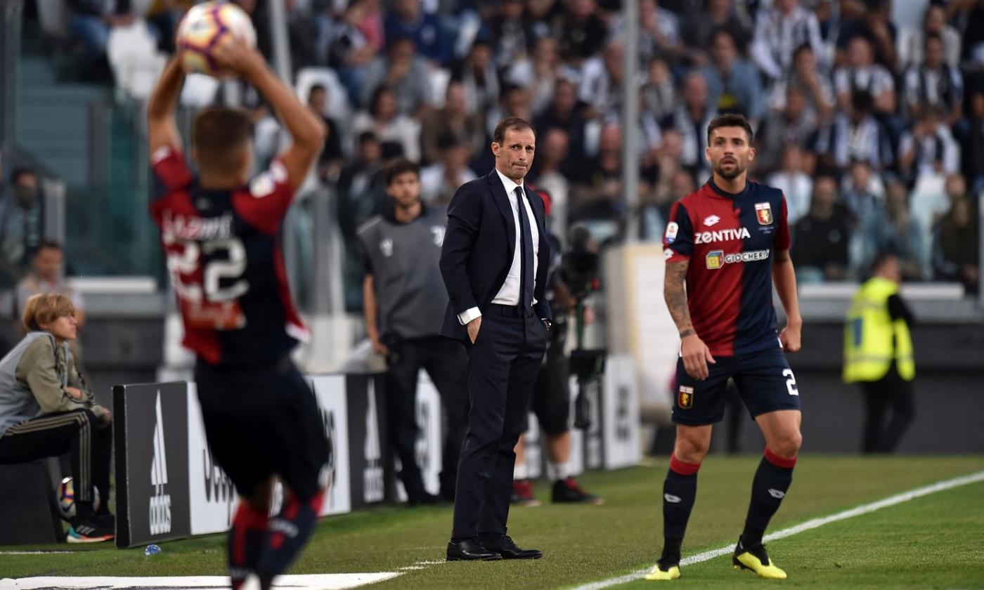 Allegri: 'La testa era già a Manchester. Il pari riporta tutti con i piedi per terra'