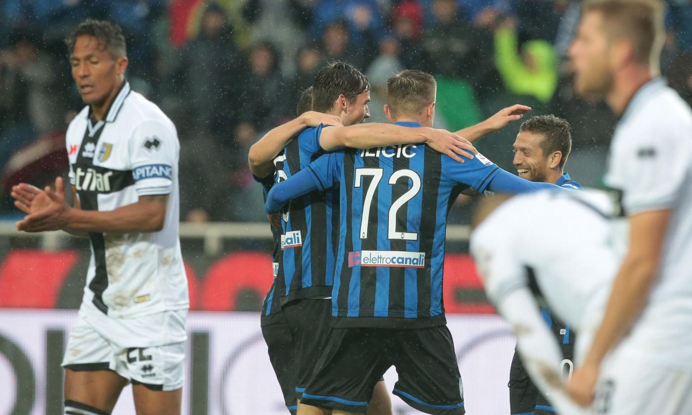 Atalanta-Parma 3-0: il tabellino