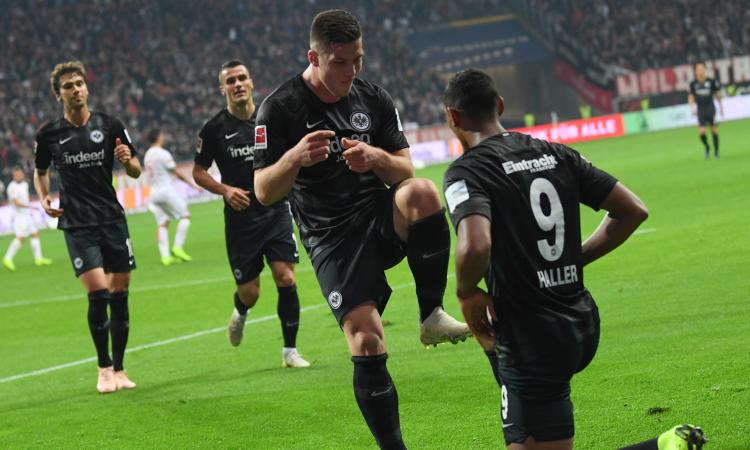 Eintracht Francoforte: sirene inglesi per Jovic