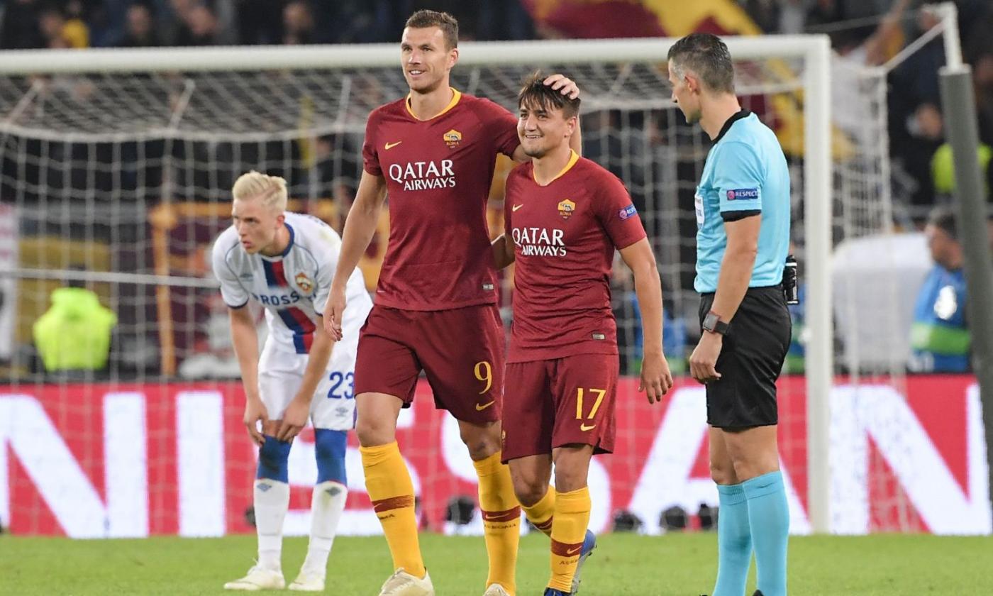 L'Europa trasforma Dzeko: la Roma sembra il Barcellona, Napoli sfida verità