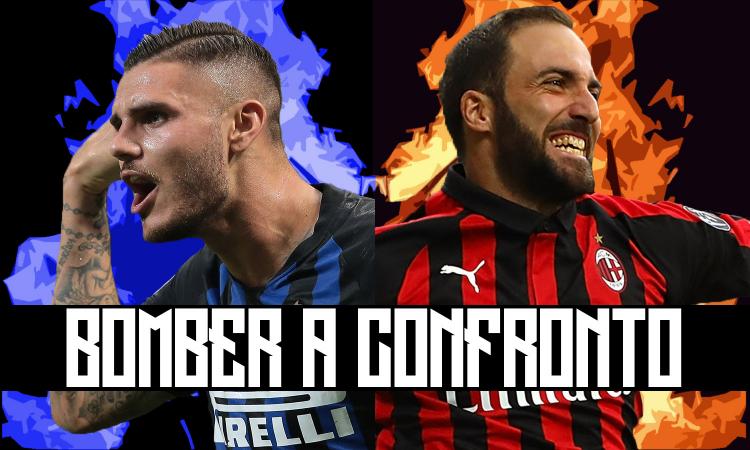 Icardi vs Higuain è il derby dei bomber: numeri a confronto, chi è più decisivo? VIDEO