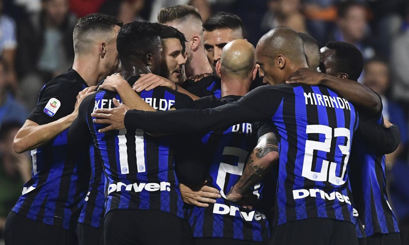 L'Inter vince 2-1 a Ferrara: è terza