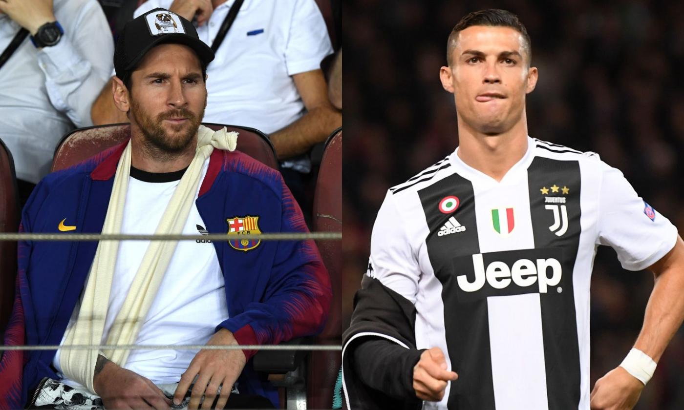 Champions: Messi favorito, Ronaldo molto indietro