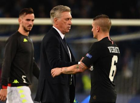 Napoli: festa rimandata per colpa di Buffon, ma Ancelotti è da applausi