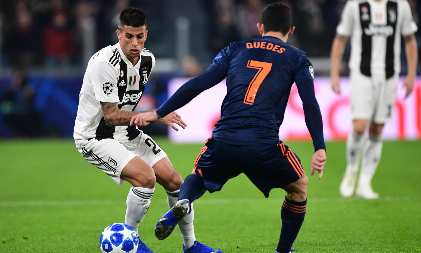 Cancelo, not just a fullback but Juve's number 10: The numbers