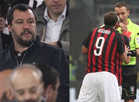 Agli italiani piacciono le sceneggiate alla Higuain, nessuna 'ola' per Salvini