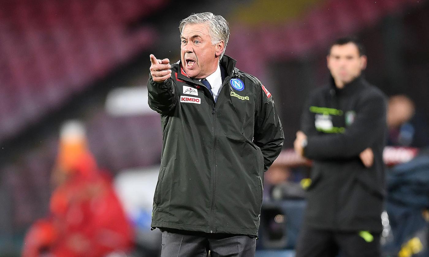 Napoli, Ancelotti: 'Troppo ampio il gap con la Juve, non ci pensiamo'