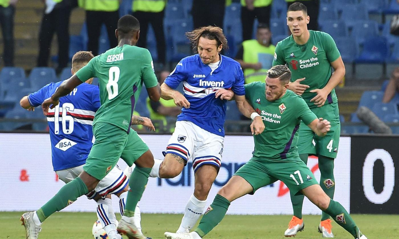 Sampdoria: si rivede Regini, terapie per Barreto