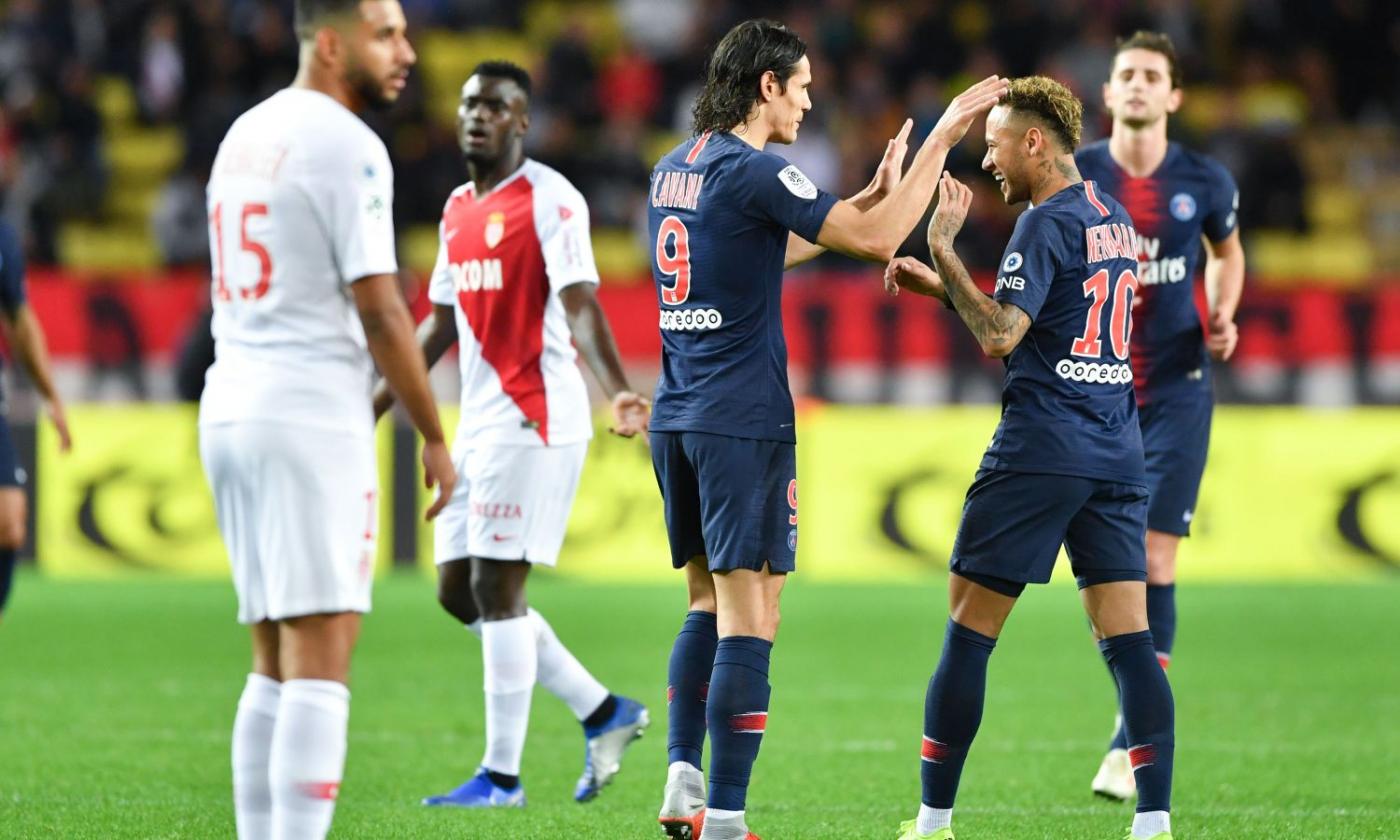 Ligue 1: pari Bordeaux, ok il Marsiglia. Il PSG fa 13 vittorie su 13 e vince 4-0 col Monaco che è ultimo! VIDEO