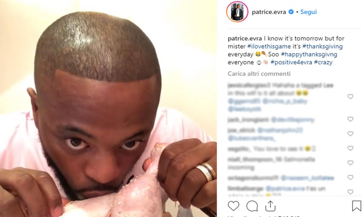 Evra, il suo #HappyThanksgiving fa discutere: lecca e bacia un tacchino crudo, ma è pioggia di insulti VIDEO