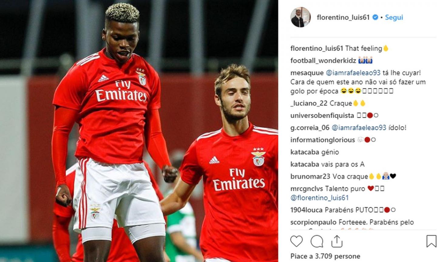 Exclusive: Benfica starlet Florentino not joining Man City, says agent