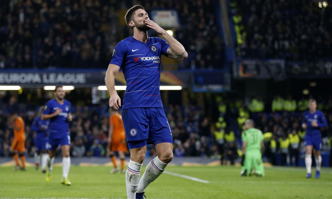 Inter: cosa pensa Conte di Giroud