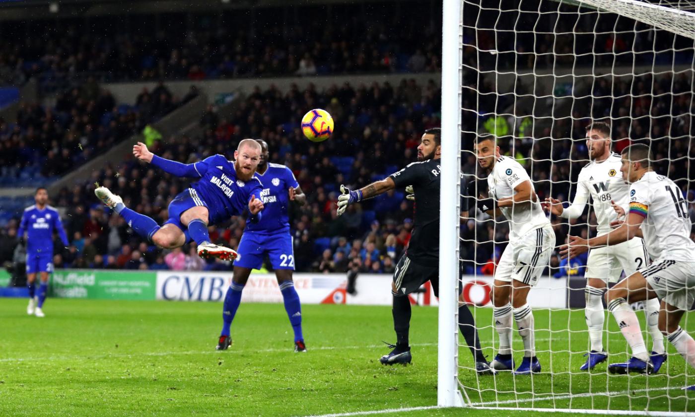 Premier League: Wolverhampton rimontato a Cardiff