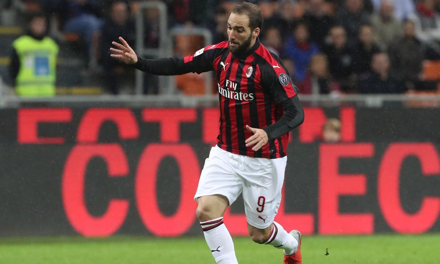 Higuain: 'Mai pensato di lasciare il Milan. Siamo sfortunati, meritiamo altra classifica'